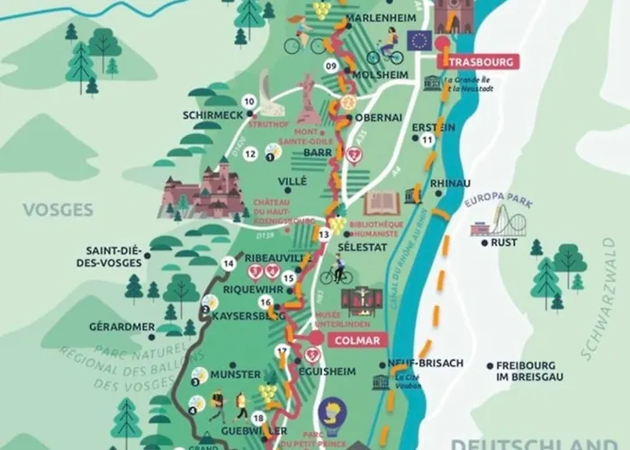 아파트 Bagatelle L'ecrin Du Ried Proche Europapark *